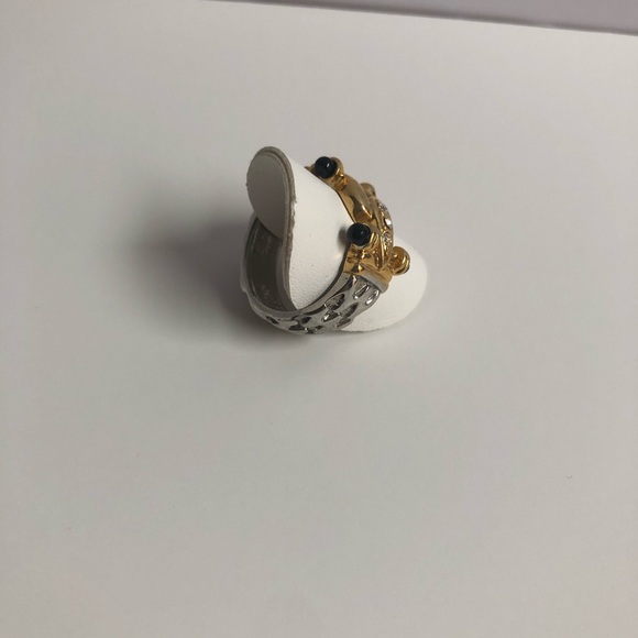 Jewelmint Chevron Stackable Rings + Mixed metal - Picture 7 of 8